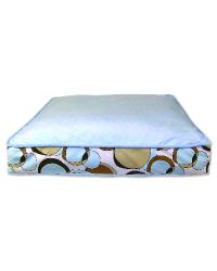 Bubbles Teal Pet Bed