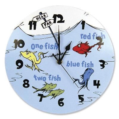 Trend Lab Dr. Seuss One Fish, Two Fish Wall Clock  Search Results