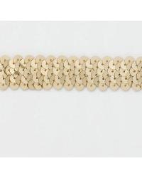 1in Stretch Sequin Trim Gold