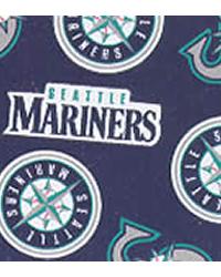 Seattle Mariners Fleece MLB Fabric
