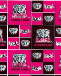 Alabama Crimson Tide Cotton Print College Cotton Print