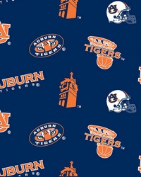 Auburn Tigers Fleece by  Foust Textiles Inc. 