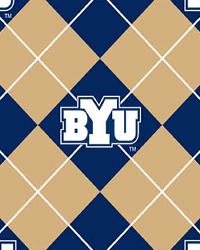 Brigham Young Cougars Argyle Fleece by  Foust Textiles Inc. 