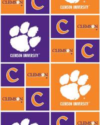 Clemson Tigers Cotton Print College Cotton Print