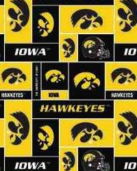 Iowa Hawkeyes Cotton Print College Cotton Print