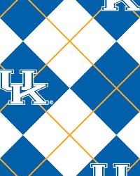 Kentucky Wildcats Argyle Fleece by  Foust Textiles Inc. 