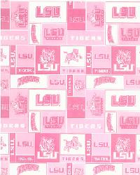 Pink Louisiana State Fleece by  Foust Textiles Inc. 