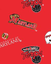 Maryland Terrapins Fleece by  Foust Textiles Inc. 
