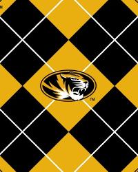 Missouri Tigers Argyle Fleece by  Foust Textiles Inc. 