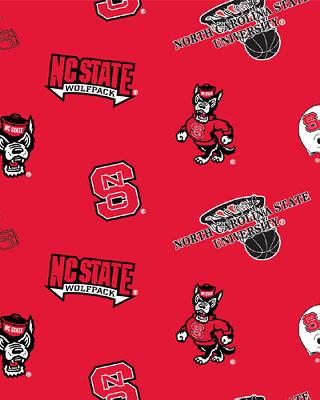 North Carolina State Wolfpack Fleece by  Foust Textiles Inc. 