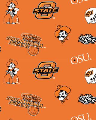 Oklahoma State Cowboys Fleece by  Foust Textiles Inc. 