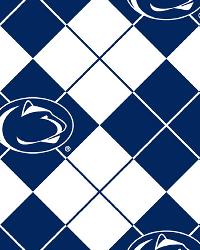 Penn State Lions Argyle Fleece by  Foust Textiles Inc. 