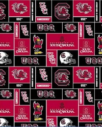 South Carolina Gamecocks Block Fleece by  Foust Textiles Inc. 