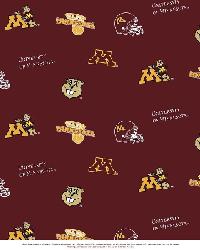 Minnesota Golden Gophers Fleece by  Foust Textiles Inc. 