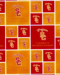 Southern California Trojans Cotton Print College Cotton Print