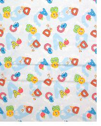 Baby Sesame ABCD Flannel In-Stock 2008