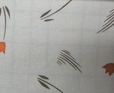 Tablecloth Tulips Brown Orange in Tablecloth Fabric White Floral Quilting  Traditional Tablecloth  Fabric