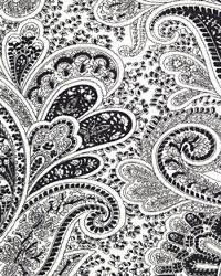 Paisley Black White by  Premier Prints 