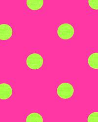 Polka Dots Candy Pink Chartreuse by  Premier Prints 