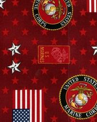 Patriotic Fabric - America Patriotic Fabric - Stars - American Fabric