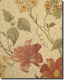 Fabric - Floral Upholstery Fabric - Floral Drapery Fabric