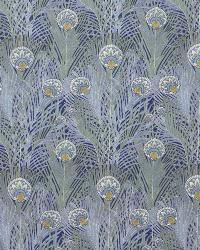 Regent Peacock Blue Gold by  Alexander Henry 