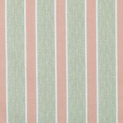 Duralee 21087 700  Eze in Tilton Fenwick Prints Pink Drapery-Upholstery Cotton/5%  Blend Wide Striped   Fabric