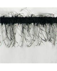 3 1/2in Eyelash Trim Black