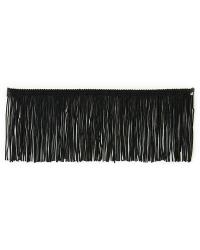 4in Chainette Fringe Black