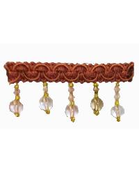 202100 Braid with Acrylic Beads Sunset