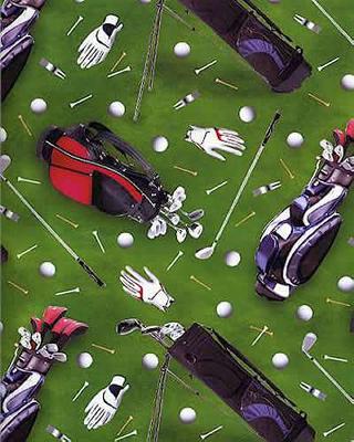 fabric,sports fabric,golf,golf fabric,golf print fabric,golf balls,golf ball fabric,golf cotton fabric,golf cotton print fabric,quilting fabric,craft fabric,golf quilting fabric,golf craft fabric,foust textiles,235459,Golf Green Cotton Print