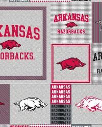 Arkansas Razorbacks Back to School Fleece by  Foust Textiles Inc. 