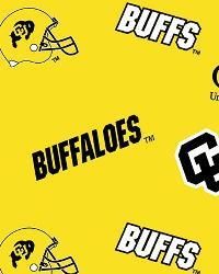 Colorado Buffaloes Fleece by  Foust Textiles Inc. 