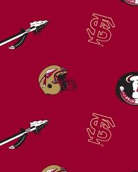 Florida State Seminoles Fleece by  Foust Textiles Inc. 