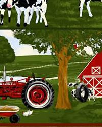 Farmall Tractor Scenic Border Green New 2010