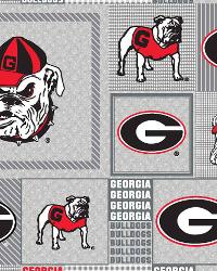 Georgia Bulldogs Back to School Fleece by  Foust Textiles Inc. 