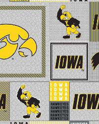 Iowa Hawkeyes Back to School Fleece by  Foust Textiles Inc. 