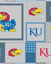 Kansas Jayhawks Back to School Fleece by  Foust Textiles Inc. 