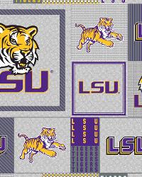 Louisiana State Tigers Back to School Fleece by  Foust Textiles Inc. 