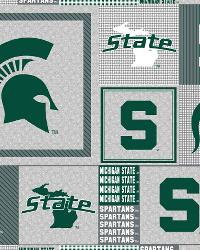 Michigan State Spartans Back to School Fleece by  Foust Textiles Inc. 