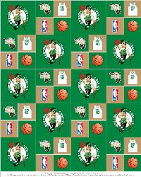 NBA Fabric - Basketball Fabric - National Basketball Association Fabric
