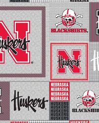 Nebraska Cornhuskers Back to School Fleece by  Foust Textiles Inc. 