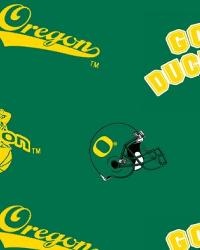 Oregon Ducks Fleece by  Foust Textiles Inc. 