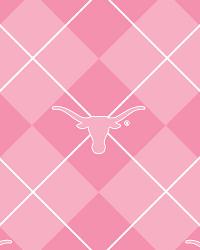 Texas Longhorns Pink Argyle Fleece 2010 College Fleece