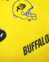 Colorado Buffaloes Fleece by  Foust Textiles Inc. 