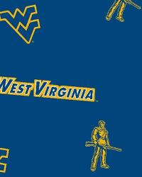 West Virginia Mountaineers Fleece by  Foust Textiles Inc. 