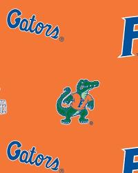 Florida Gators Orange Fleece by  Foust Textiles Inc. 