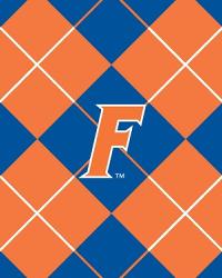 Florida Gators Argyle Fleece by  Foust Textiles Inc. 