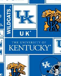 Kentucky Wildcats Block Fleece by  Foust Textiles Inc. 
