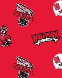 North Carolina State Wolfpack Red Fleece by  Foust Textiles Inc. 